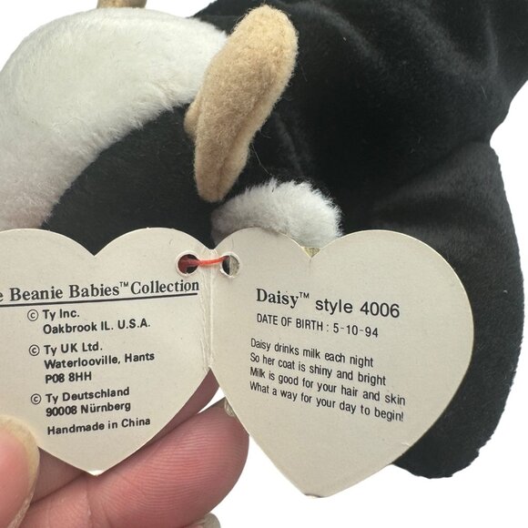 Ty Beanie Baby Daisy The Cow Collectible Plush Toy 94 - Picture 5 of 8